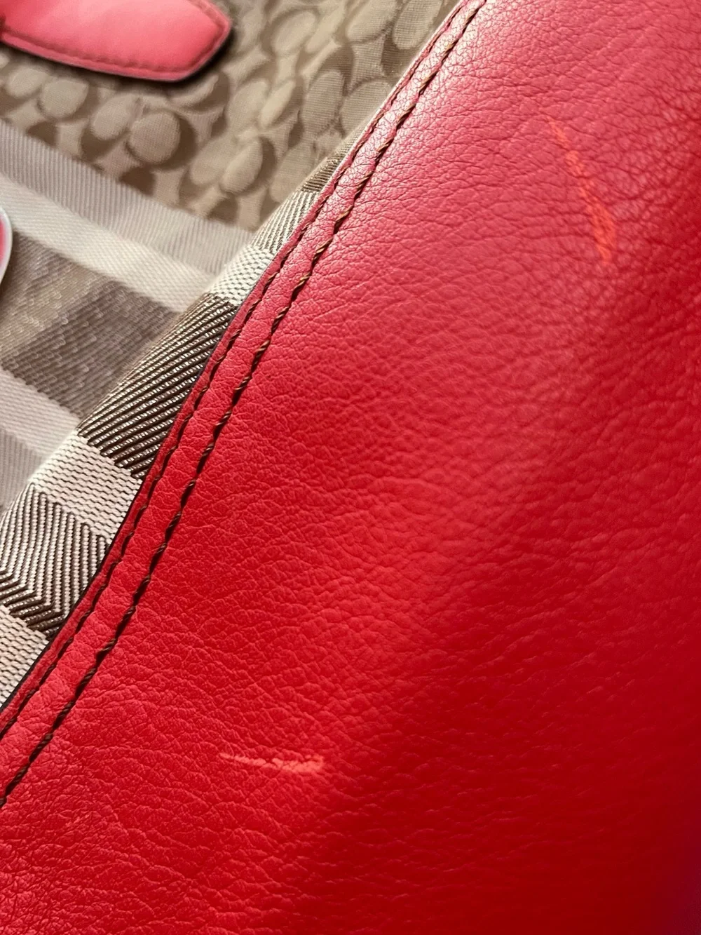 Coach signature stripe